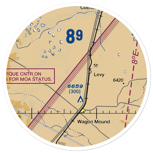 S & S Ranch Airport (98NM) VFR Sectional Sticker (20 mile)