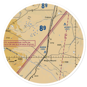 S & S Ranch Airport (98NM) VFR Sectional Sticker (30 mile)
