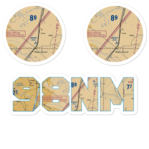 S & S Ranch Airport (98NM) VFR Sectional Sticker Pack