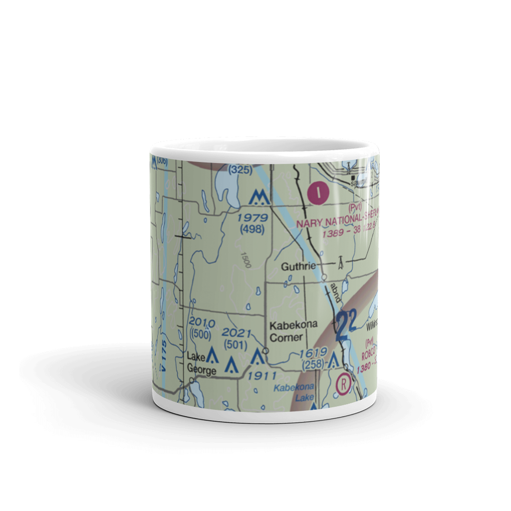 Up Yonder Airport (98MN) VFR Sectional  Mug 