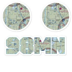 Up Yonder Airport (98MN) VFR Sectional Sticker Pack