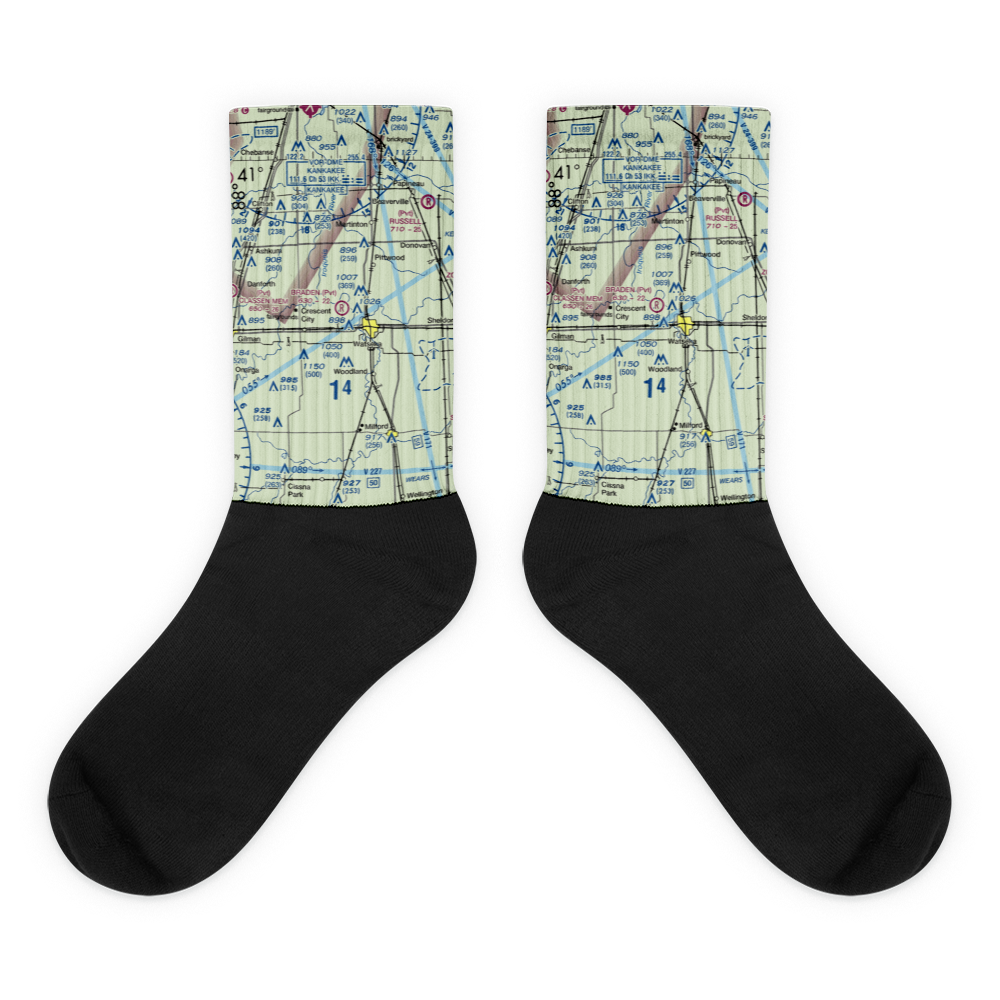 Braden Farms Airport (98LL) VFR Sectional Socks 