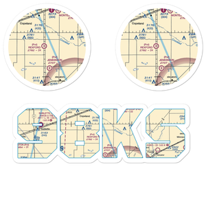 Rexford Airport (98KS) VFR Sectional Sticker Pack