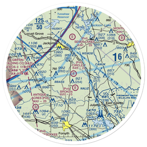 Circle T Airport (98GA) VFR Sectional Sticker (30 mile)