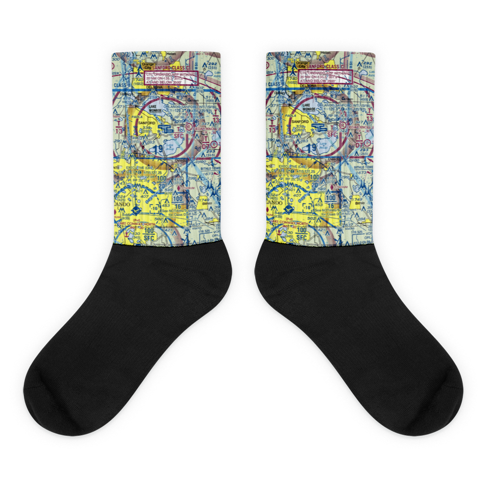 Lake Jessup Seaplane Base (98FD) VFR Sectional Socks 