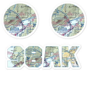 Eastland Airport (98AK) VFR Sectional Sticker Pack
