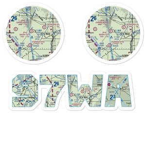 Basin City Airfield (97WA) VFR Sectional Sticker Pack