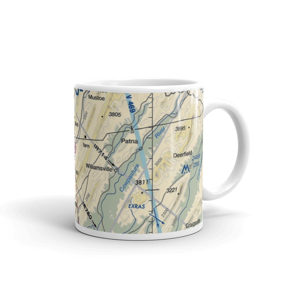 Singleton Airport (97VA) VFR Sectional  Mug 