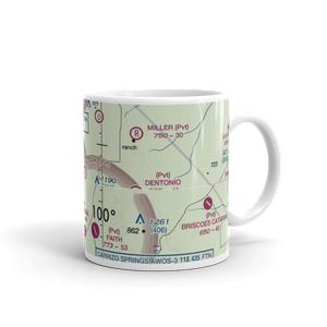 San Pedro Ranch Airport (97TX) VFR Sectional  Mug