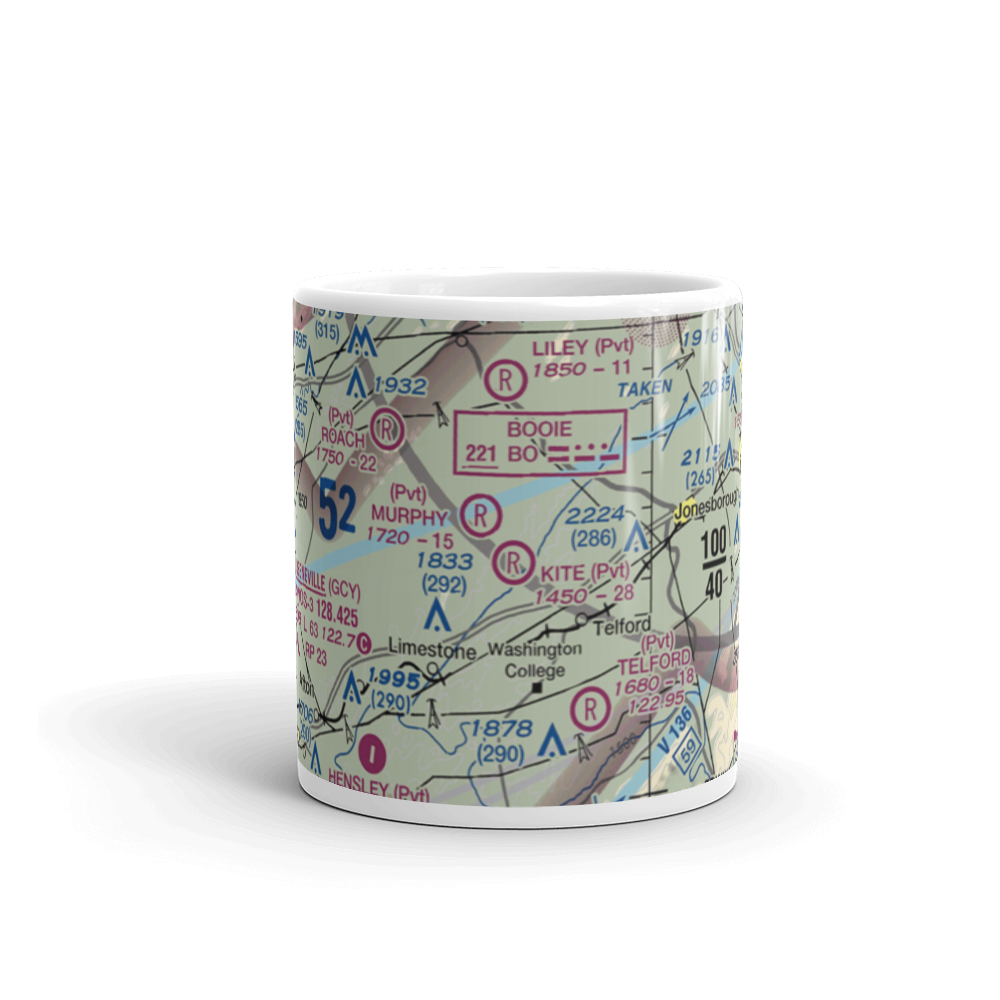 Kite Field (97TN) VFR Sectional  Mug 