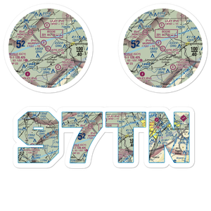 Kite Field (97TN) VFR Sectional Sticker Pack
