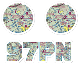 Gold Mine Field (97PN) VFR Sectional Sticker Pack