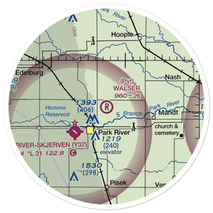 Walser Strip (97ND) VFR Sectional Sticker (20 mile)