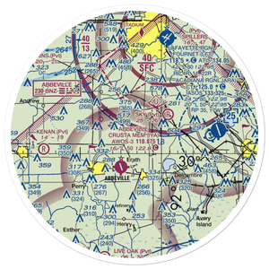 Greene Air Park (97LA) VFR Sectional Sticker (30 mile)