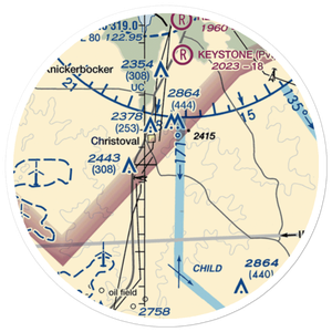 Brown Field (96TX) VFR Sectional Sticker (20 mile)