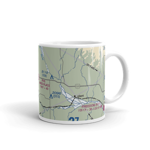 Mike's Place Airport (96OK) VFR Sectional  Mug
