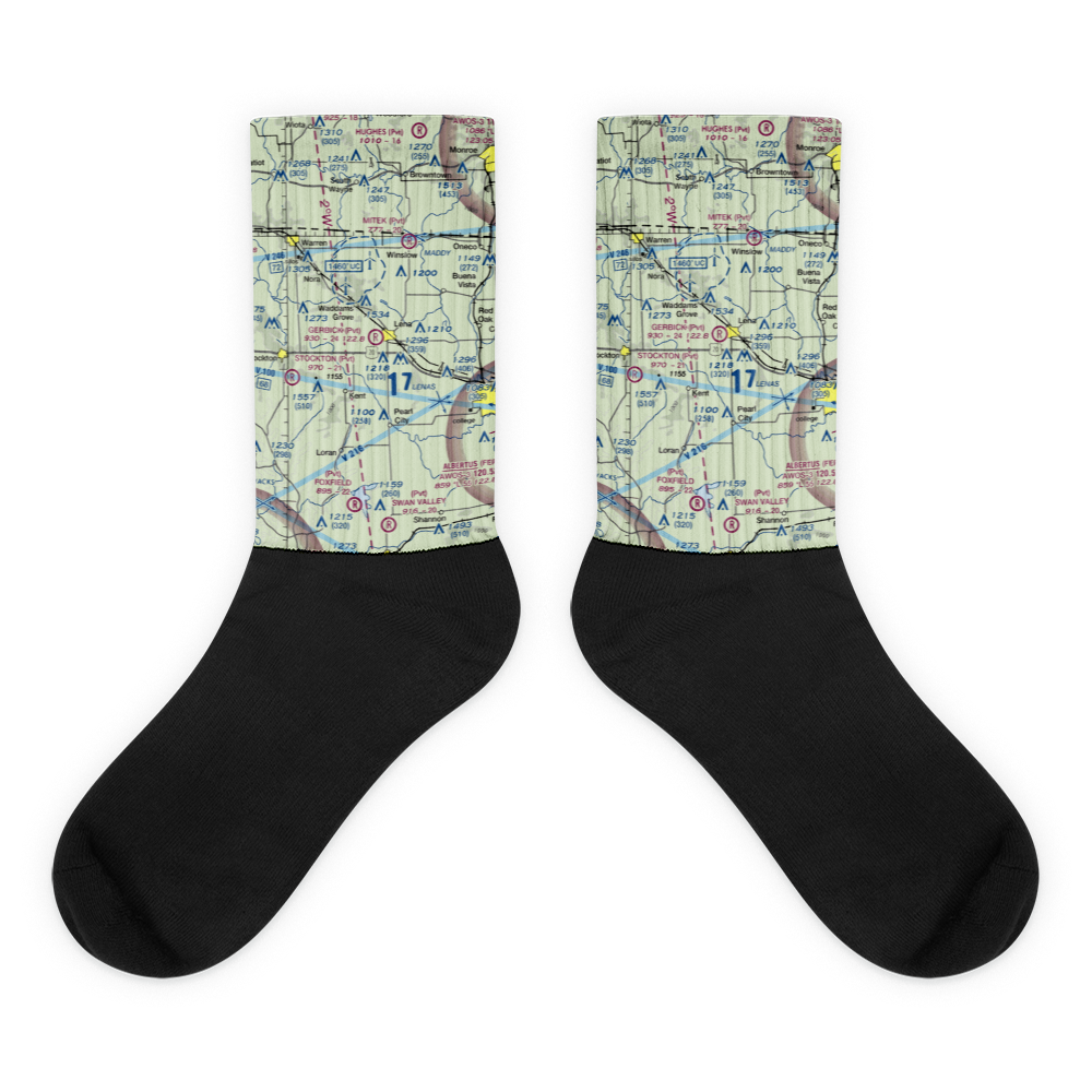 Gerbick Airport (96IL) VFR Sectional Socks 