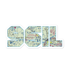 Gerbick Airport (96IL) VFR Sectional Sticker