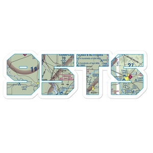 Rob Airport (95TS) VFR Sectional Sticker