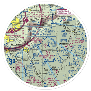 Cummings Airfield (95NY) VFR Sectional Sticker (30 mile)