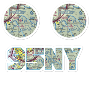 Cummings Airfield (95NY) VFR Sectional Sticker Pack