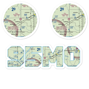 Schlemmer Airport (95MO) VFR Sectional Sticker Pack