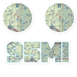 Evad Enterprises LLC Airport (95MI) VFR Sectional Sticker Pack