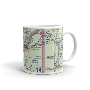 Jan Knipe Airport (95IS) VFR Sectional  Mug