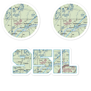 Henderson Airport (95IL) VFR Sectional Sticker Pack
