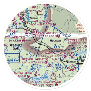 Trio Estates Airport (AA30) VFR Sectional Sticker (20 mile)