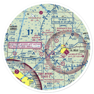 South Point Airport (95FD) VFR Sectional Sticker (30 mile)