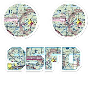 South Point Airport (95FD) VFR Sectional Sticker Pack