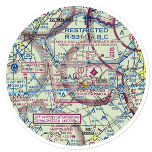 Viking Airport (94NC) VFR Sectional Sticker (30 mile)