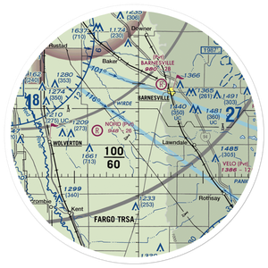 Ag Spray Inc Airport (94MN) VFR Sectional Sticker (30 mile)