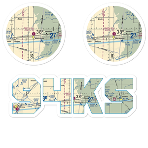 Smith Field (94KS) VFR Sectional Sticker Pack