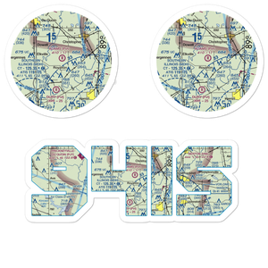 Adams Private Airport (94IS) VFR Sectional Sticker Pack