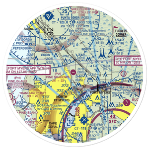 Pine Shadows Airpark (94FL) VFR Sectional Sticker (30 mile)
