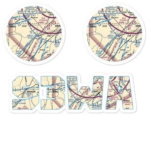 Harris Airport (93WA) VFR Sectional Sticker Pack