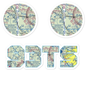 Longbird Airport (93TS) VFR Sectional Sticker Pack