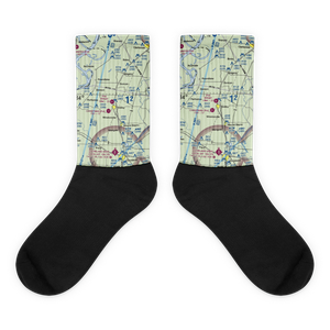 Shelby Air Service Airport (93MS) VFR Sectional Socks