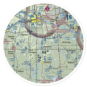 Hoppe Sky Ranch Airport (93MN) VFR Sectional Sticker (30 mile)