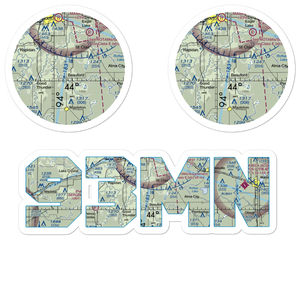 Hoppe Sky Ranch Airport (93MN) VFR Sectional Sticker Pack