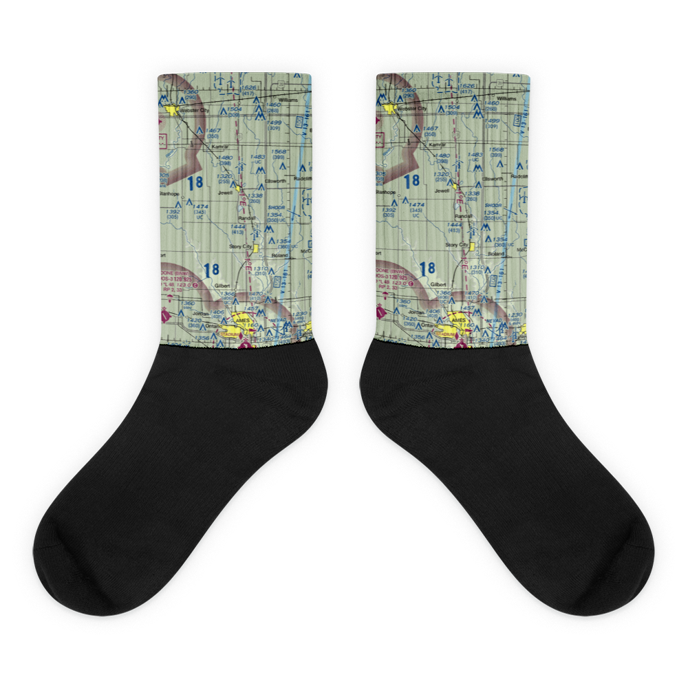 Lund Airport (93IA) VFR Sectional Socks 