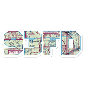 Chumuckla 20-20 Airport (93FD) VFR Sectional Sticker