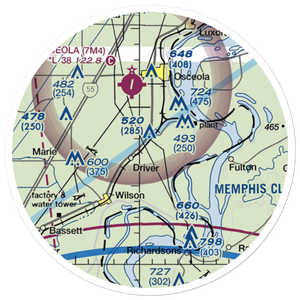 Ohlendorf Airport (93AR) VFR Sectional Sticker (20 mile)