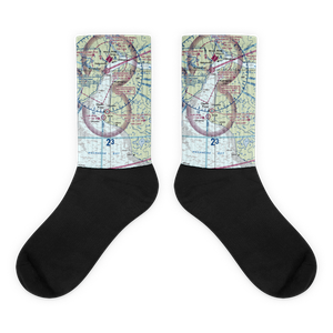 The Queens Airport (93AK) VFR Sectional Socks