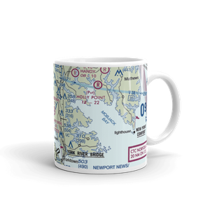 New Quarter Farm Airport (92VA) VFR Sectional  Mug