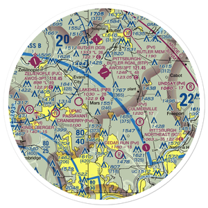 Hawkins Field (92PA) VFR Sectional Sticker (30 mile)