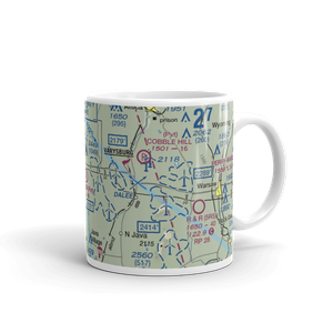 Bloecher Farm Airport (92NY) VFR Sectional  Mug