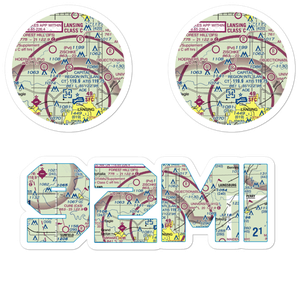Zischke Airport (92MI) VFR Sectional Sticker Pack
